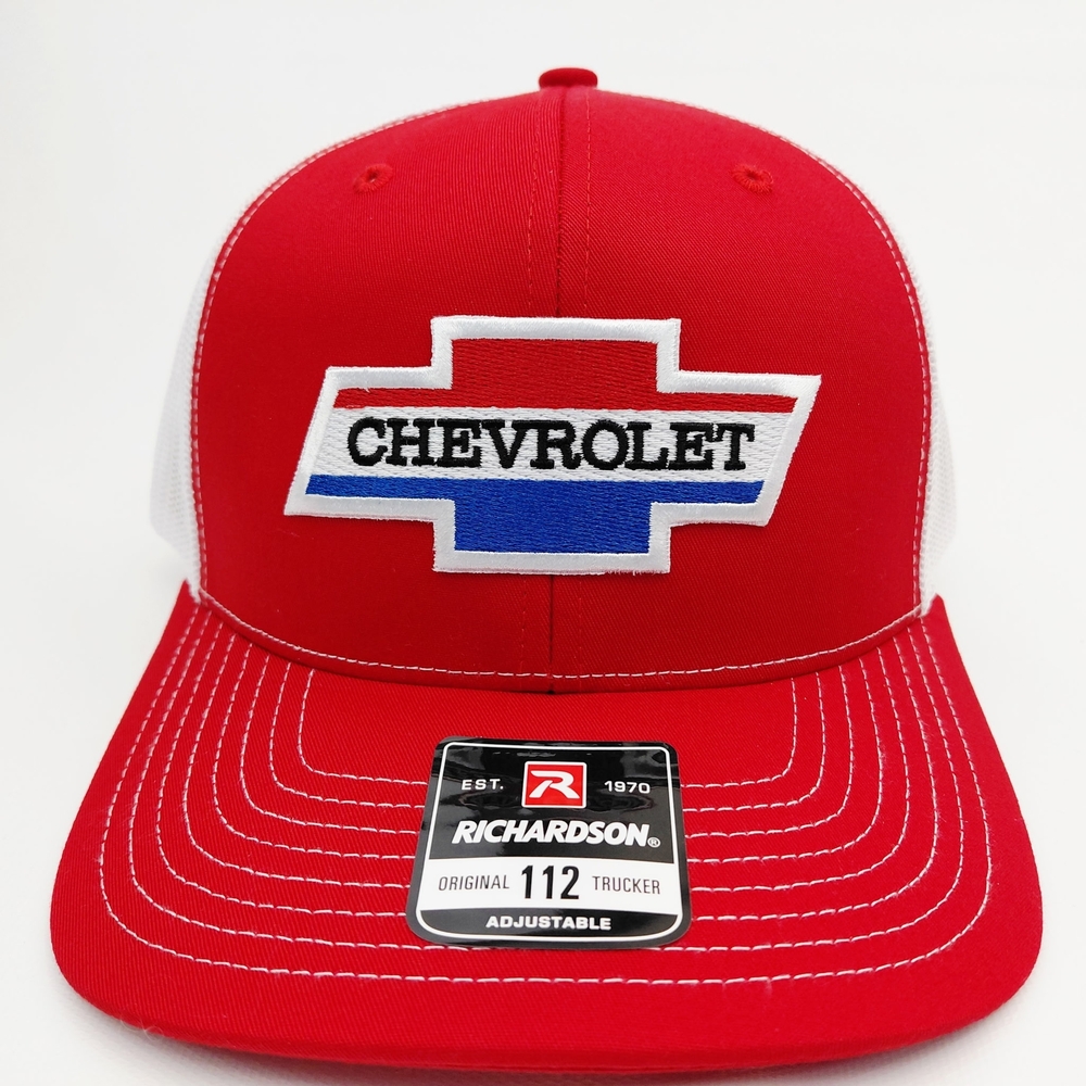 Chevrolet Red Richardson 112 Trucker Hat - Chevrolet Logo
